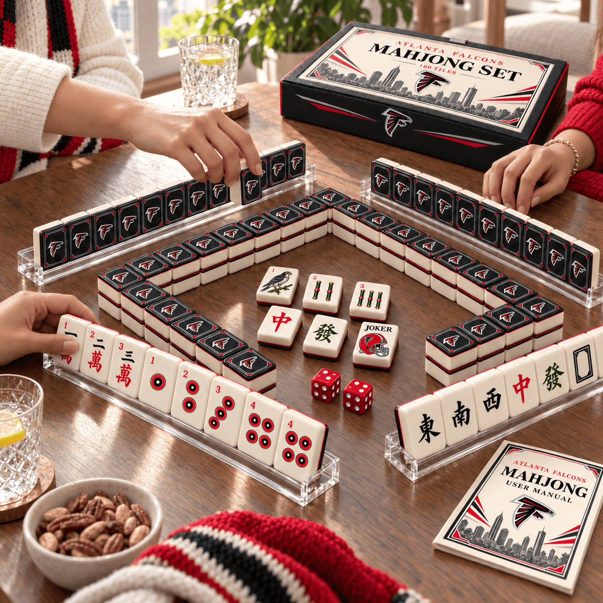 Premium ATF Mahjong Tiles Set TTMH