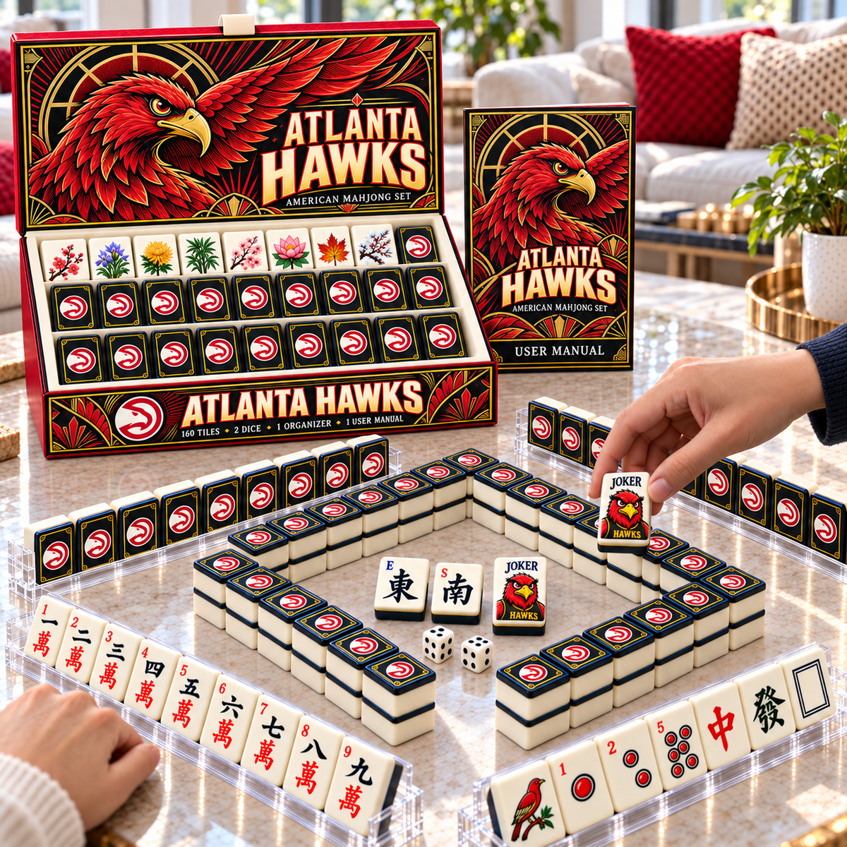 Premium ALH Mahjong Tiles Set TTMH