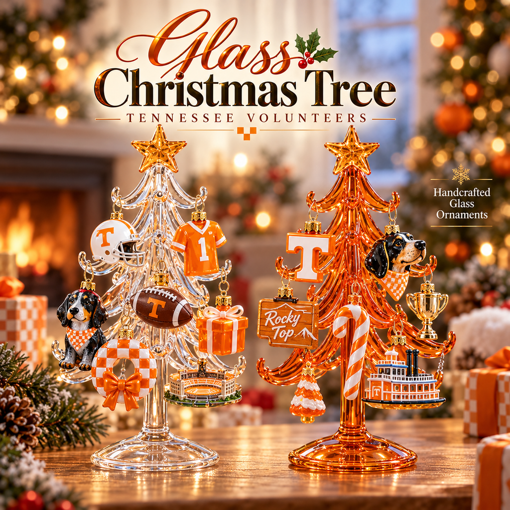 TVF Premium Glass Christmas Tree With Ornaments TNSM