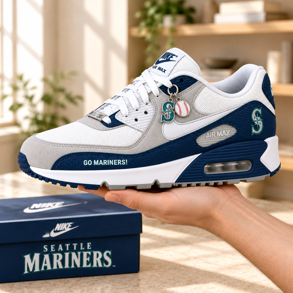 Seattle Mariners Premium Low-Top Sneakers
