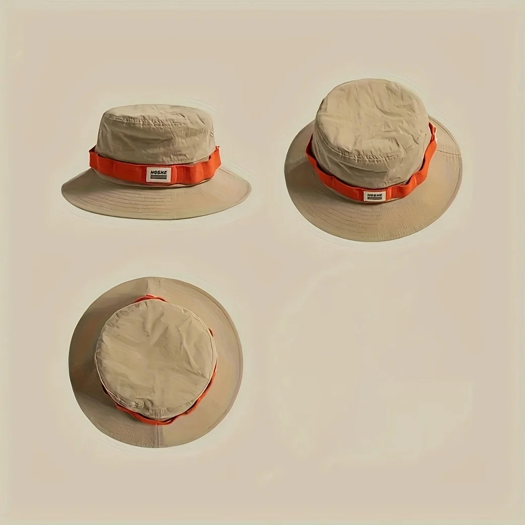 Summer Bucket Hats Sun Protection Wide Brim Travel Cap Outdoor Women Men Vintage Anti-UV Sunshade Fishing Hiking Camping Hat