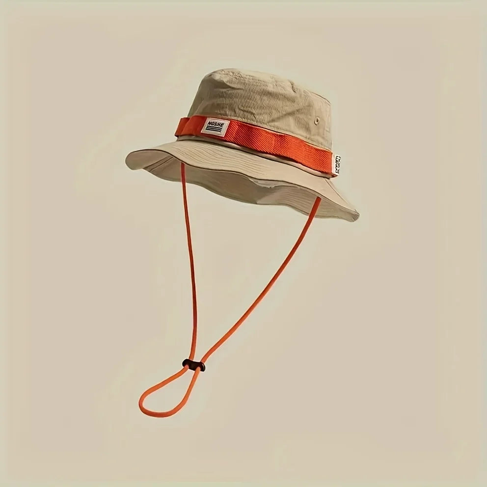 Summer Bucket Hats Sun Protection Wide Brim Travel Cap Outdoor Women Men Vintage Anti-UV Sunshade Fishing Hiking Camping Hat