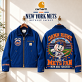 New York Mets Jersey Embroidered Detroit Jacket