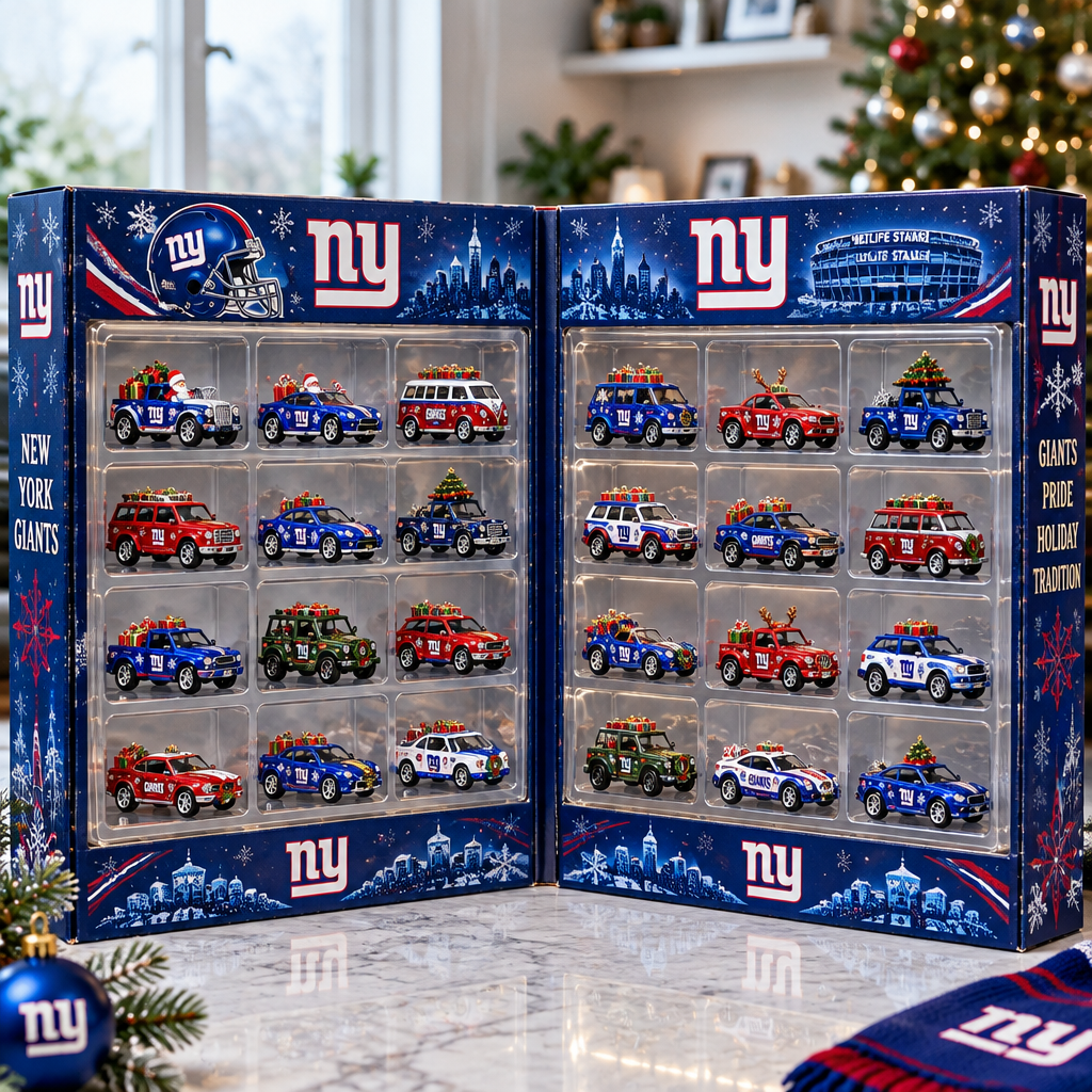 New York Giants Premium Mini Car Advent Calendar